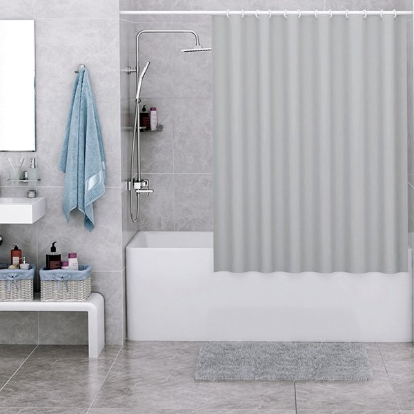 Штора для ванной WasserKRAFT Oder SC-30501, 180x200, цвет серый
