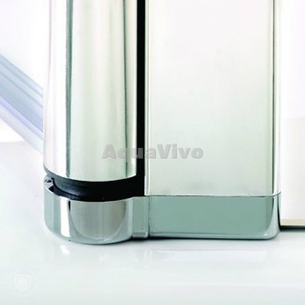 Шторка на ванну Good Door Screen GR4-100-C-WE 100, стекло прозрачное, профиль хром