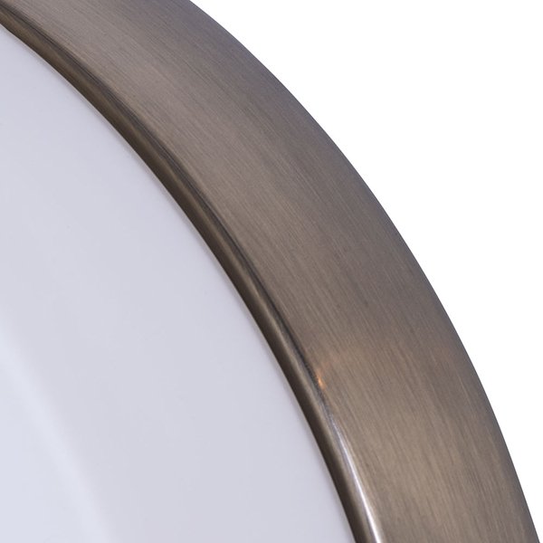 Потолочный светильник Arte Lamp Aqua-Tablet A6047PL-1AB, арматура бронза, плафон стекло белое, 18х18 см