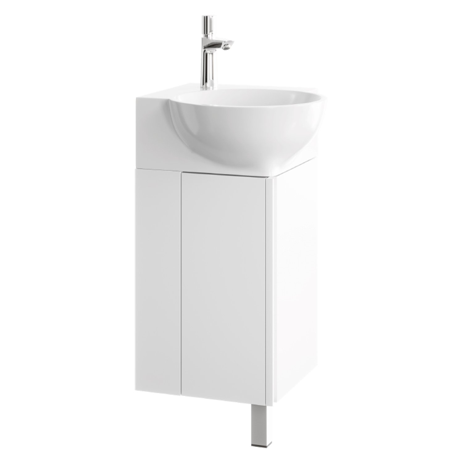 Мебель для ванной  Aqwella Porto 45, угловая, цвет белый