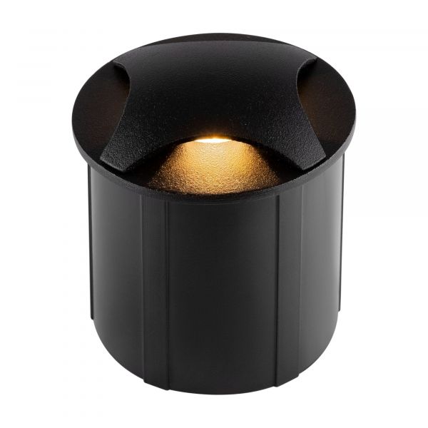 Точечный светильник Maytoni Biscotti O036-L3B3K, арматура черная, плафон металл черный