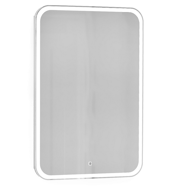 Шкаф-зеркало Jorno Modul 50, правый, цвет белый