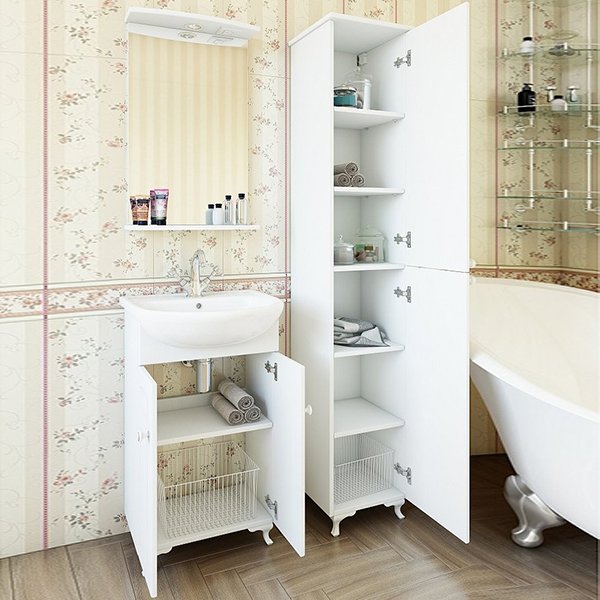 Мебель для ванной Sanflor Софи 50, цвет белый - фото 1