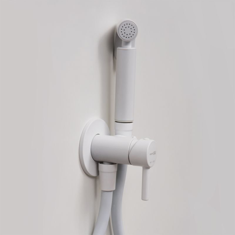 Гигиенический душ WasserKRAFT A70538, со встраиваемым смесителем, цвет белый - фото 1