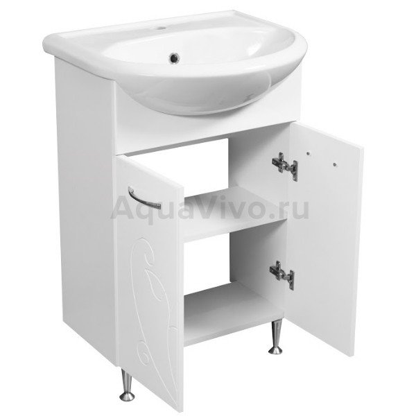 Мебель для ванной Stella Polar Фантазия 55, цвет белый - фото 1
