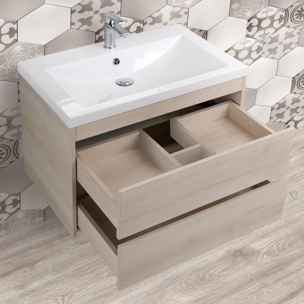 Мебель для ванной Art & Max Family 75 подвесная, цвет сканди - фото 1