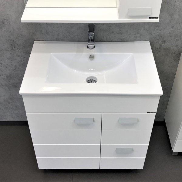 Мебель для ванной Comforty Модена М-75, цвет белый матовый - фото 1