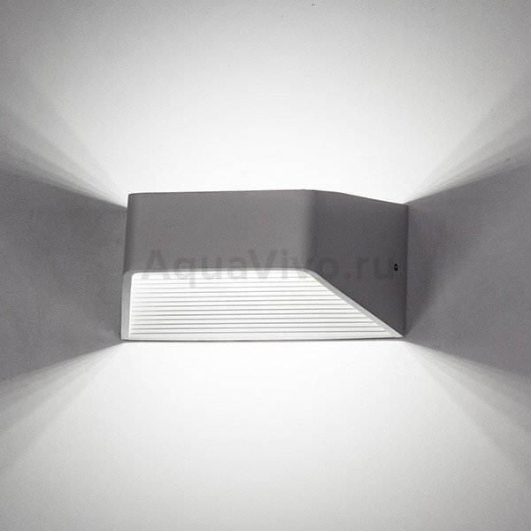 Настенный светильник Citilux Декарт CL704310, арматура белая, плафон металл белый, 18х10 см - фото 1