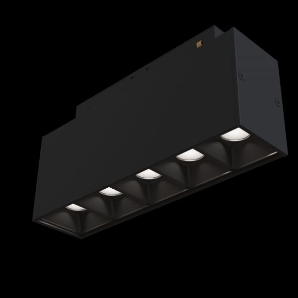 Трековый светильник Maytoni Technical Points TR014-2-10W3K-B, арматура черная, плафон металл черный - фото 1