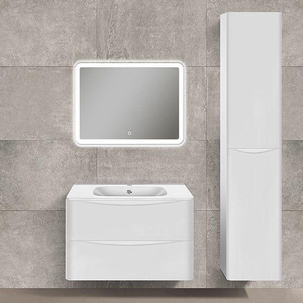Мебель для ванной Vincea Paola 80, цвет белый глянец