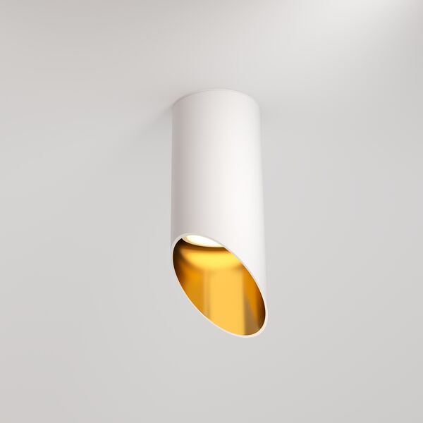 Потолочный светильник Maytoni Technicali Lipari C044CL-01-15GU10-W, арматура белая с золотом
