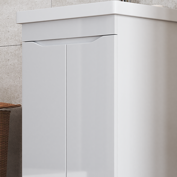 Мебель для ванной Vigo Grani 75, 2 дверцы, цвет белый - фото 1