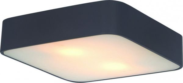 Потолочный светильник Arte Lamp Cosmopolitan A7210PL-2BK, арматура черная, плафон стекло белое, 30х30 см