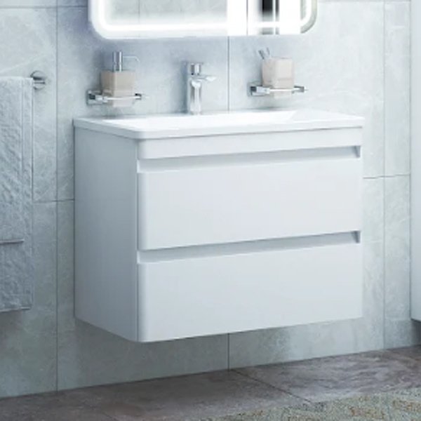 Мебель для ванной Corozo Алабама Z2 80, подвесная, цвет белый