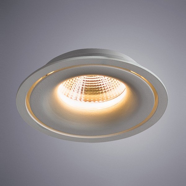 Точечный светильник Arte Lamp Apertura A3310PL-1WH, арматура белая, 11х11 см - фото 1