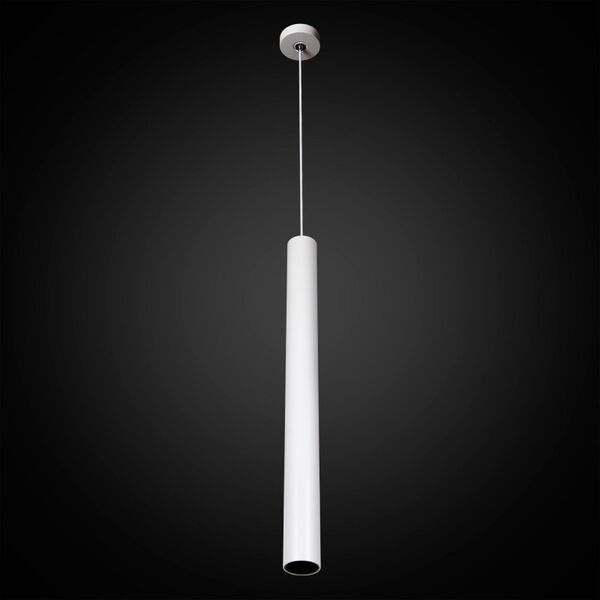 Подвесной светильник Citilux Тубус CL01PBL070N, арматура белая, плафон металл белый
