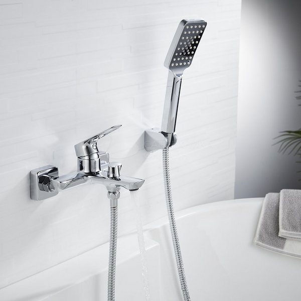 Смеситель Rossinka RS46-30 для ванны с душем, цвет хром - фото 1