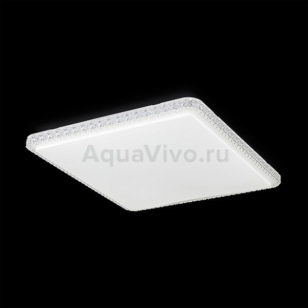Потолочный светильник Citilux Кристалино Слим CL715K720, арматура белая, плафон полимер прозрачный, 55х55 см
