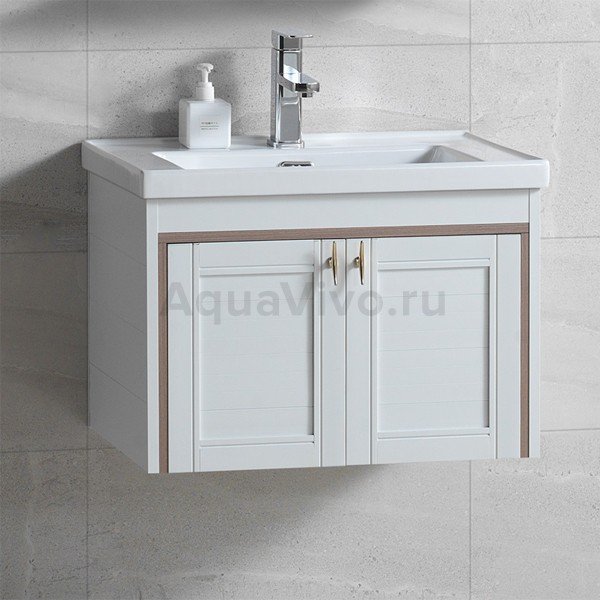 Мебель для ванной River Amalia 80, цвет белый / бежевый - фото 1