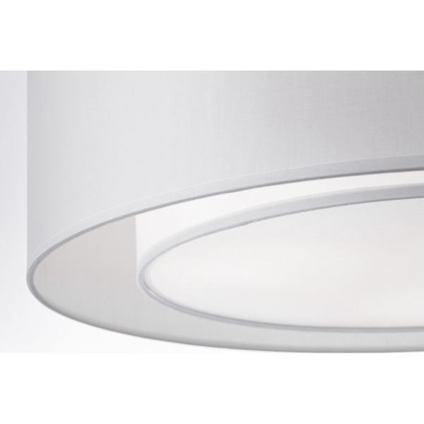 Потолочный светильник Maytoni Bergamo MOD617CL-04GR, арматура серая, плафон ткань серая, 52х52 см - фото 1