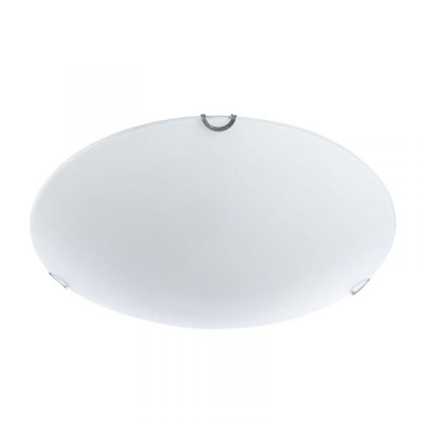 Настенно-потолочный светильник Arte Lamp Plain A3720PL-2CC, арматура цвет хром, плафон/абажур стекло, цвет белый