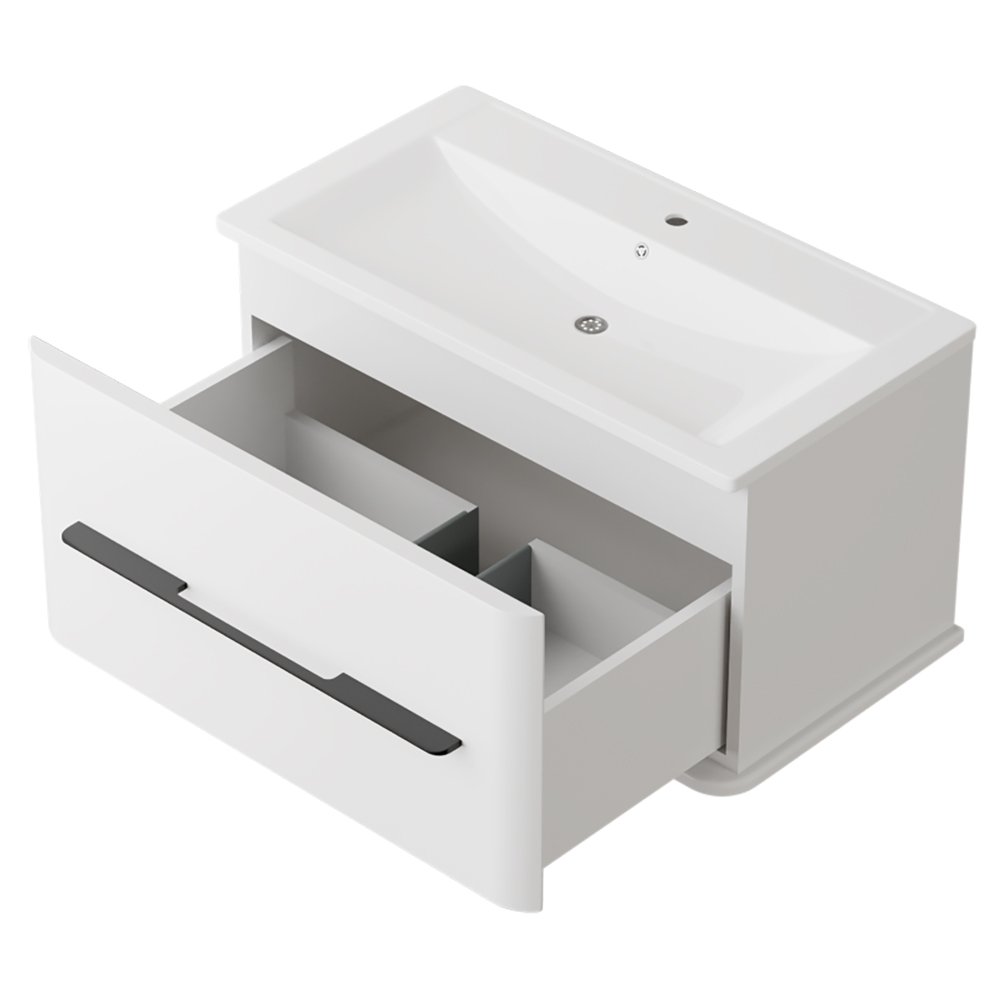 Мебель для ванной Mixline Камелия 60, цвет белый софт