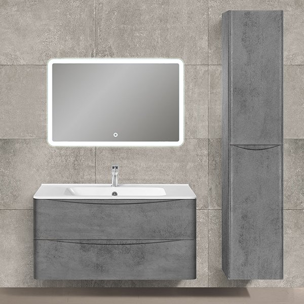 Мебель для ванной Vincea Paola 100, цвет бетон