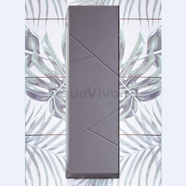 Шкаф Бриклаер Кристалл 20 универсальный, цвет ясень анкор темный / софт графит