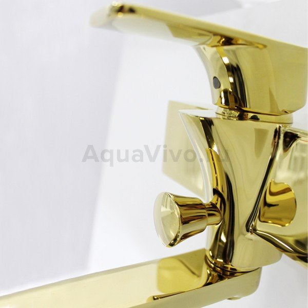 Смеситель D&K Berlin Tourto DA1433303 для ванны с душем, цвет золото