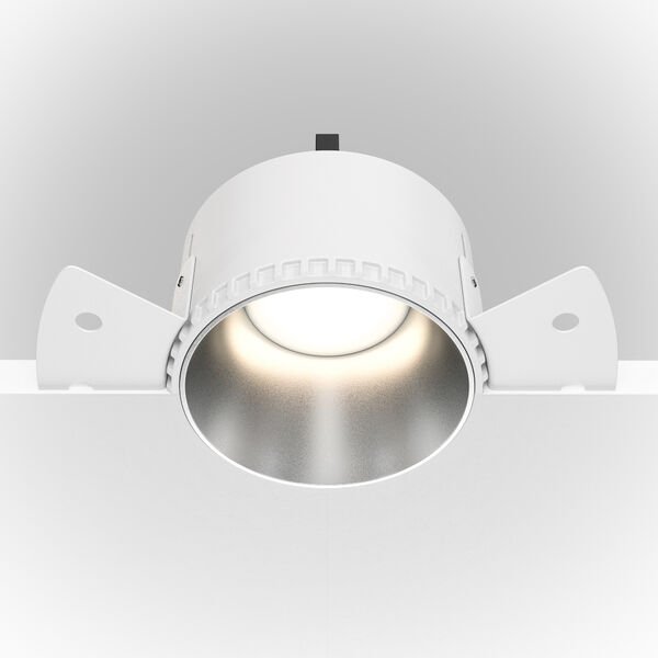 Точечный светильник Maytoni Technicali Share DL051-01-GU10-RD-WS, арматура матовое серебро - фото 1