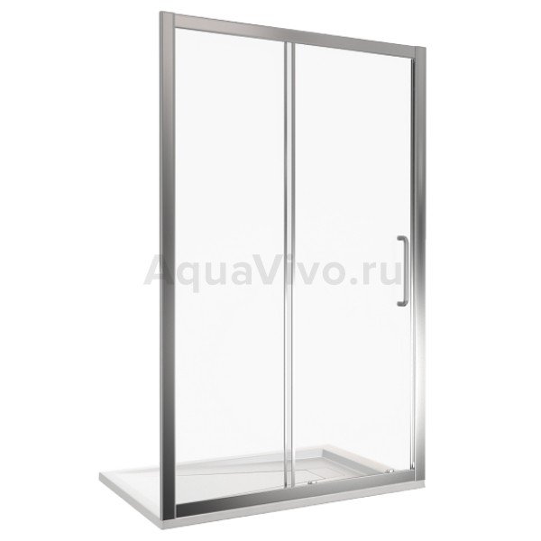 Душевая дверь Good Door Neo WTW-120-C-CH 120х185, стекло прозрачное, профиль хром