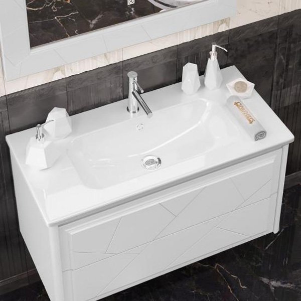 Мебель для ванной Опадирис Луиджи 100, цвет белый матовый - фото 1
