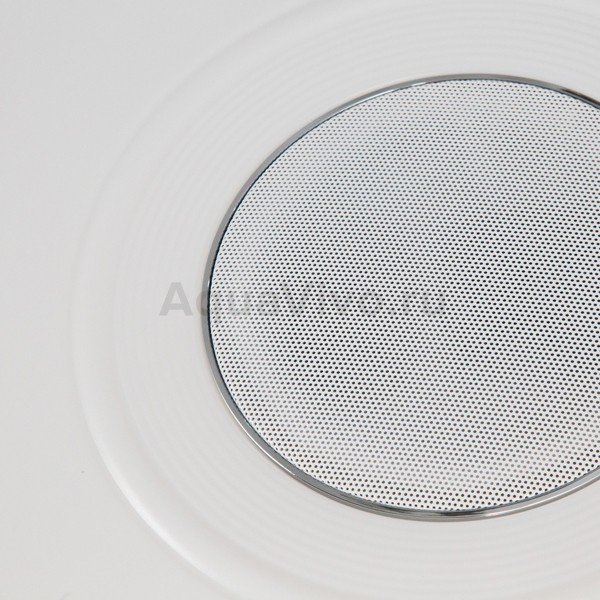 Потолочная люстра Citilux Light & Music CL703M101, с Bluetooth, арматура белая, плафон полимер матовый белый, 60х60 см