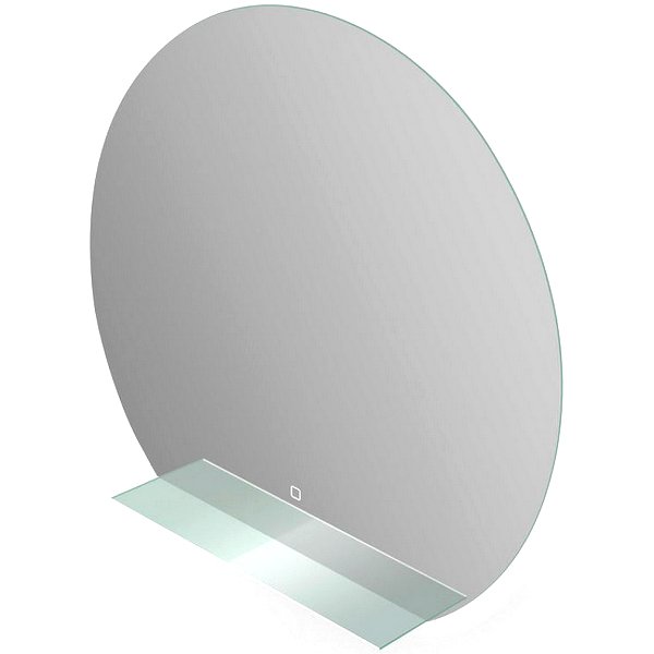 Зеркало Belbagno SPC-RNG-90-LED-TCH-MENS 90x90, с полкой, светильником и сенсорным выключателем - фото 1