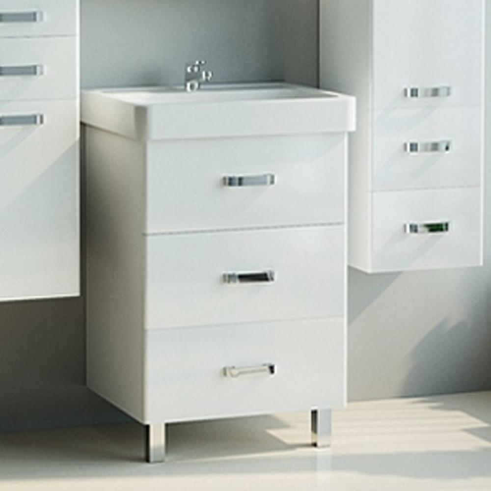 Мебель для ванной Mixline Стив 80, с 3 ящиками, цвет белый - фото 1