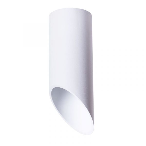 Точечный светильник Arte Lamp Pilon A1615PL-1WH, арматура цвет белый, плафон/абажур металл, цвет белый