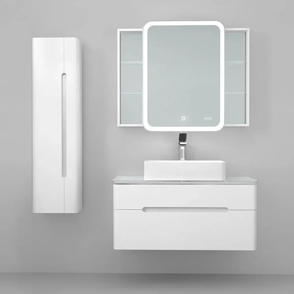 Мебель для ванной Jorno  Bosko 100, цвет белый