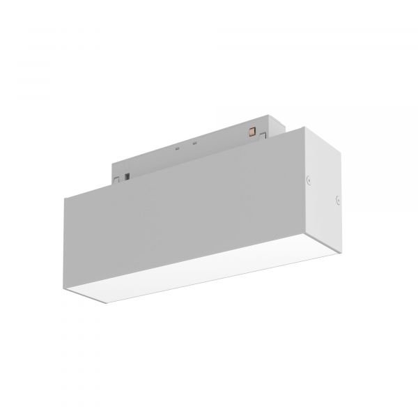 Трековый светильник Maytoni Technical Basis TR012-2-7W4K-W, арматура белая, плафон металл белый