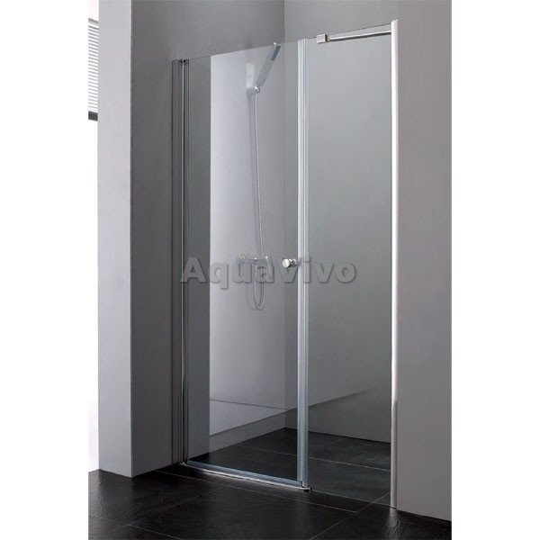 Душевая дверь Cezares ELENA-W-B-11-40+80-C-Cr 120, стекло прозрачное, профиль хром
