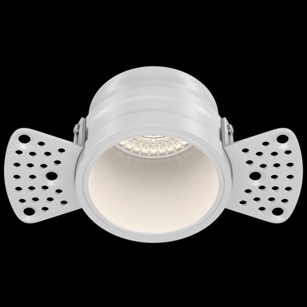 Встраиваемый светильник Maytoni Technical Reif DL048-01W, арматура белая, плафон металл белый - фото 1