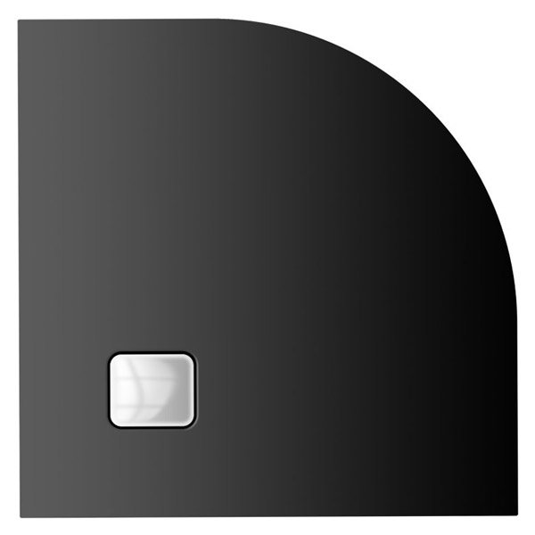 Акриловый поддон для душа Riho Basel 451 90x90, цвет черный матовый