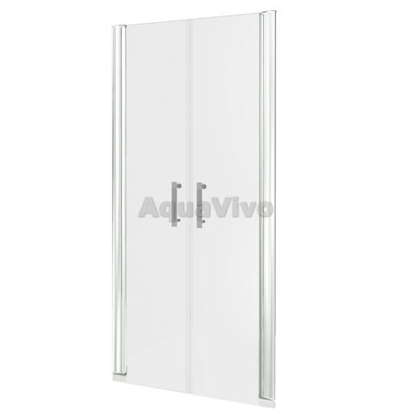 Душевая дверь Good Door Mokka SD-80-C-WE 80, стекло прозрачное, профиль белый, с магнитным профилем