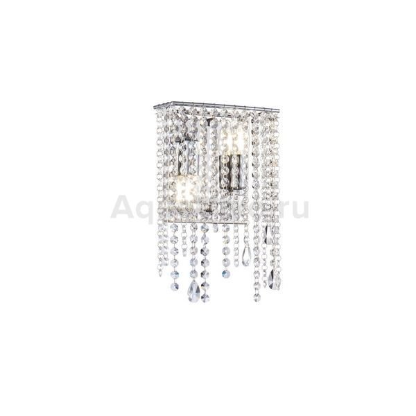 Настенный светильник Maytoni Empress DIA002WL-02CH, арматура цвет хром, плафон/абажур стекло, цвет прозрачный
