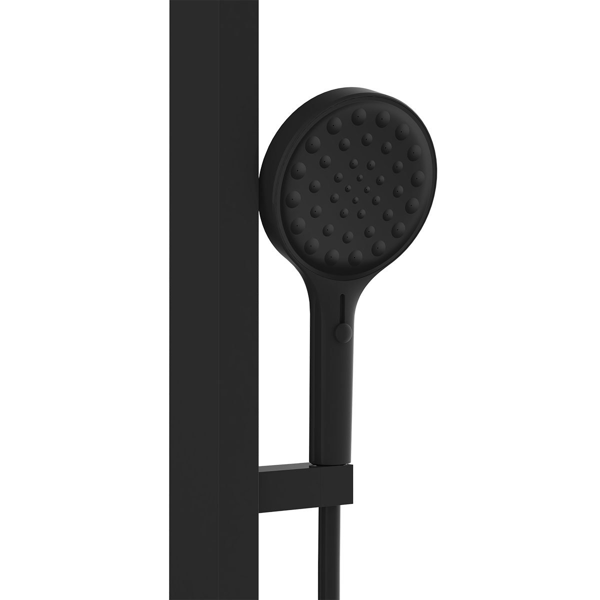 Душевая стойка Vincea Inspire VSFS-3I11MB, с верхним душем, смесителем, цвет матовый черный - фото 1