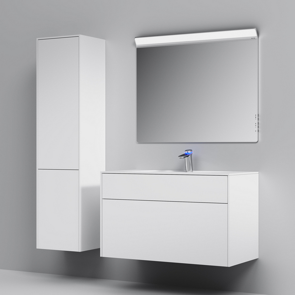 Мебель для ванной AM.PM Inspire 2.0 100 подвесной, цвет белый матовый - фото 1