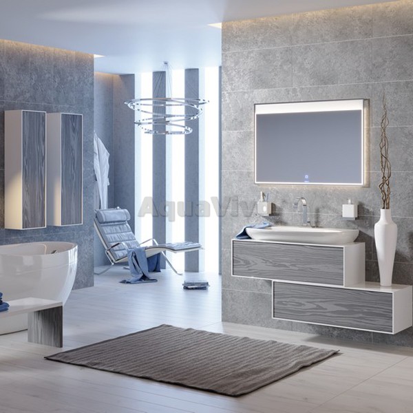 Мебель для ванной Aqwella Genesis 100, цвет миллениум серый