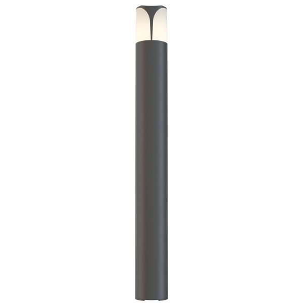Уличный светильник Maytoni Piccadilly O018FL-01B, арматура черная, плафон пластик белый