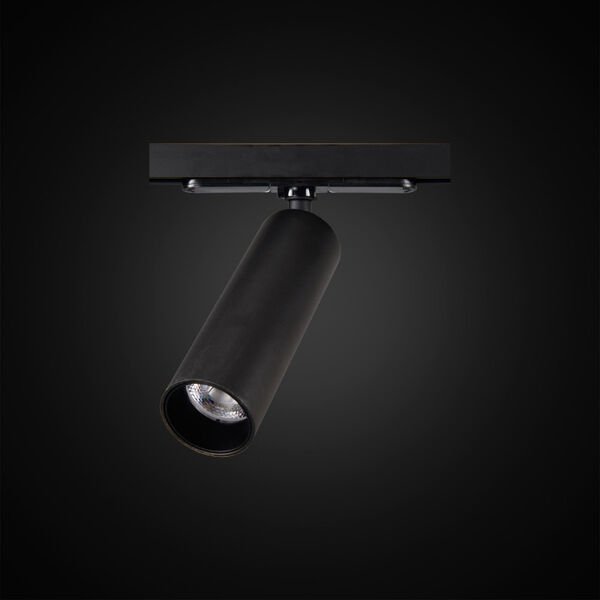 Трековый светильник Citilux Тубус CL01T071N, арматура черная, плафон металл черный