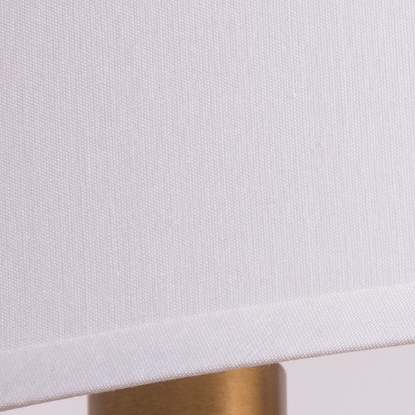 Подвесная люстра Arte Lamp Jennifer A8555SP-6AB, арматура бронза, плафон ткань белая, 55х55 см - фото 1