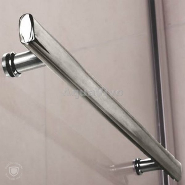 Шторка на ванну Good Door Screen H-HT-80-C-CH 80, с полотенцедержателем, стекло прозрачное, профиль хром